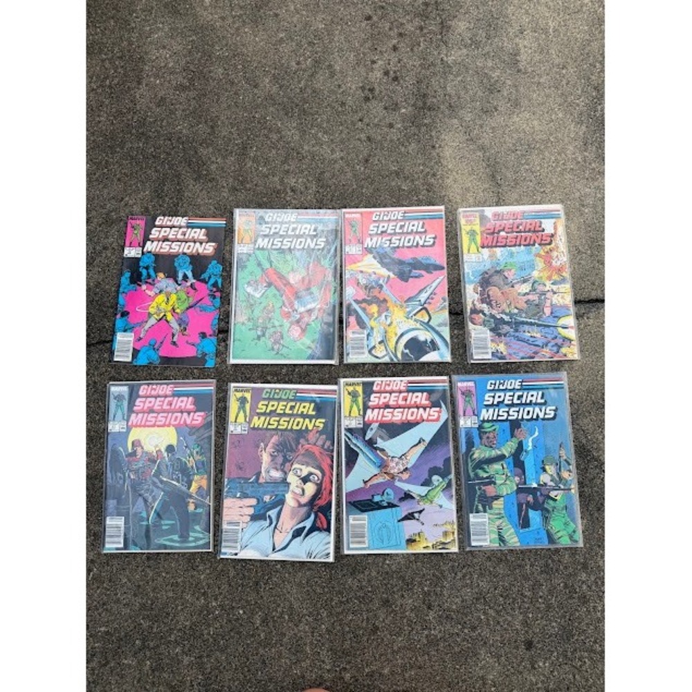 Vintage LOT Marvel GI Joe Special Missions Comic Issues 80s Military Action